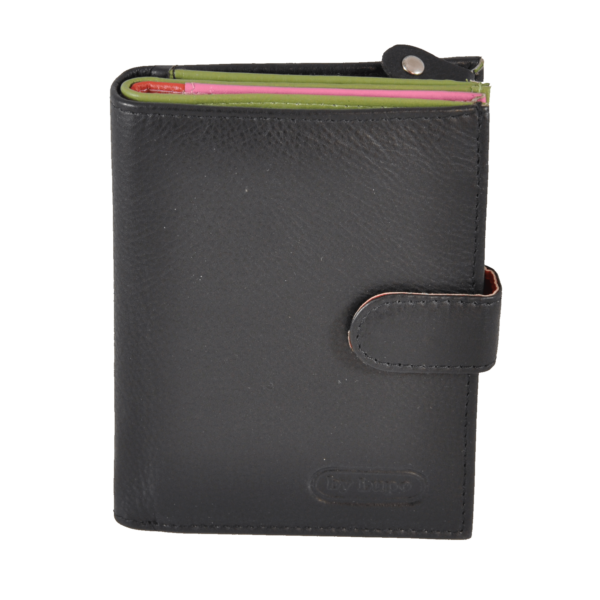 Multicolor bőrpénztárca, álló fazon, 4203