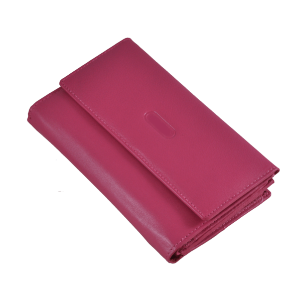 Pink bőrpénztárca 78627
