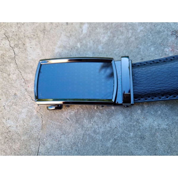 Ramsey London elegáns bőröv 039 - 3,2cm - fekete