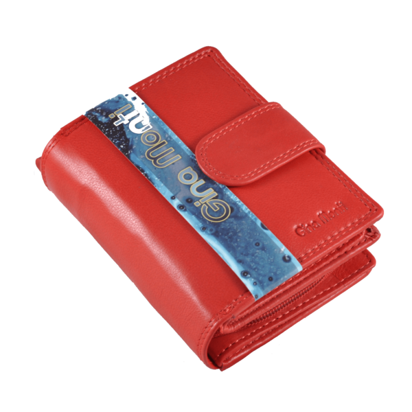 Gina Monti kis méretű, álló fazonú bőrpénztárca RFID védelemmel 2376