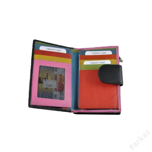 Multicolor bőrpénztárca