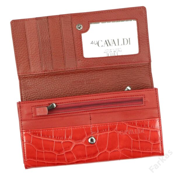 Cavaldi krokó mintás bőrpénztárca PX27