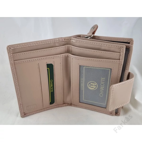 CHARLOTTE elegáns kis méretű pénztárca, RFID védelemmel 6209