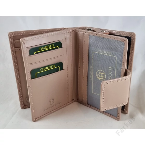 CHARLOTTE elegáns kis méretű pénztárca, RFID védelemmel 6209