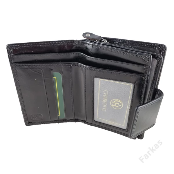 CHARLOTTE elegáns kis méretű pénztárca, RFID védelemmel 6209