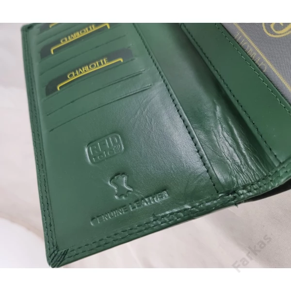 CHARLOTTE elegáns női pénztárca, sok kártyatartó hellyel 62672