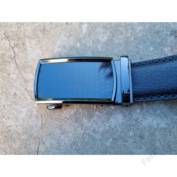 Ramsey London elegáns bőröv 039 - 3,2cm - fekete