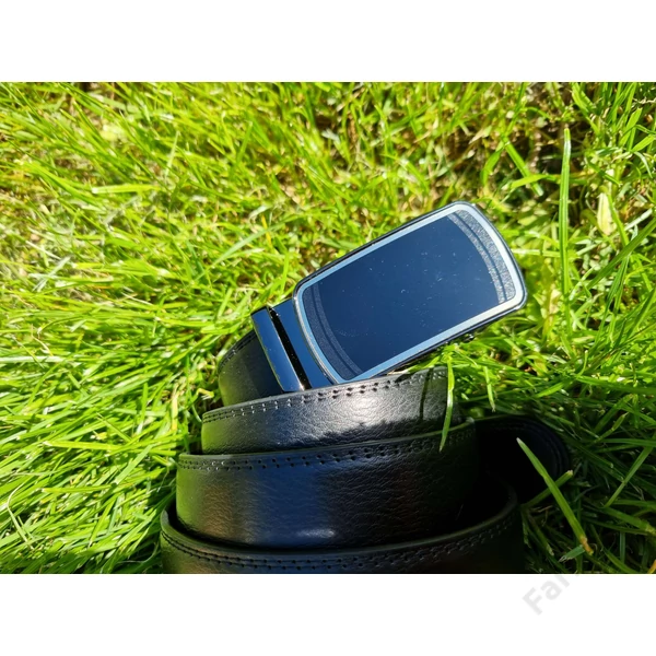 Ramsey London elegáns bőröv 206 - 3,5cm - fekete