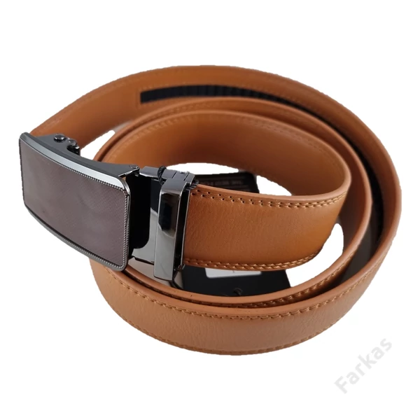 Ramsey London elegáns bőröv 030 - 3,5cm - cognac