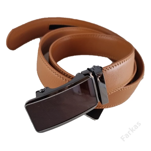 Ramsey London elegáns bőröv 030 - 3,5cm - cognac