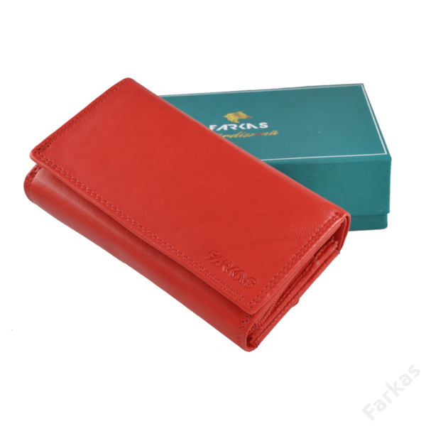 FARKAS női bőrpénztárca RFID védelemmel 314