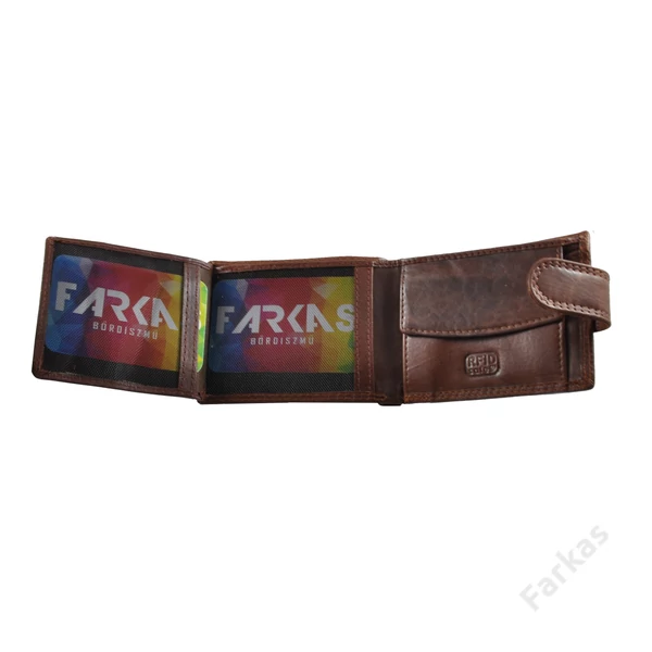 FARKAS RFID bőrpénztárca (kis méretű) 38650
