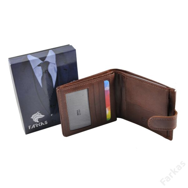 FARKAS RFID bőrpénztárca (nagy méretű) 38656