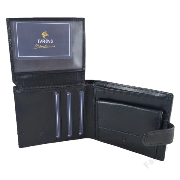 FARKAS bőrpénztárca (nagy fazon) RFID védelemmel 7281