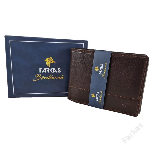 FARKAS bőrpénztárca RFID védelemmel 7286