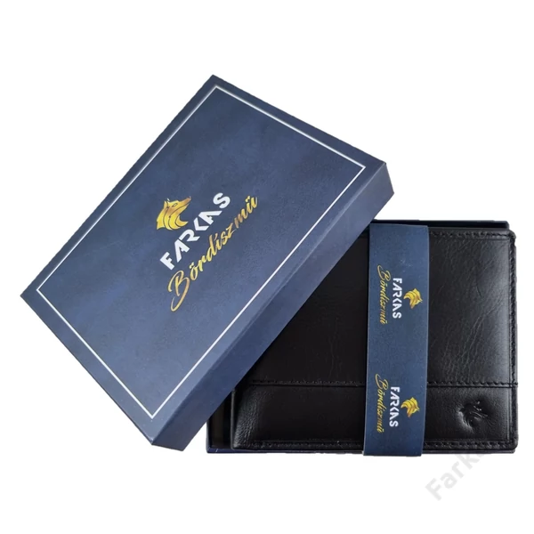 FARKAS bőrpénztárca RFID védelemmel 7286