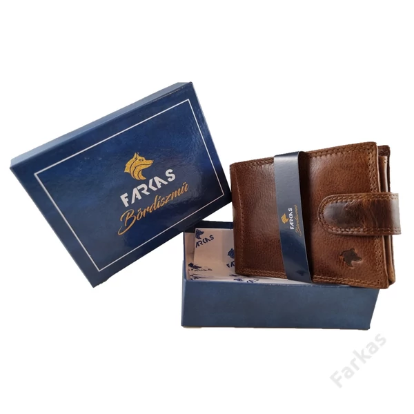 FARKAS RFID prémium bőrpénztárca 7003