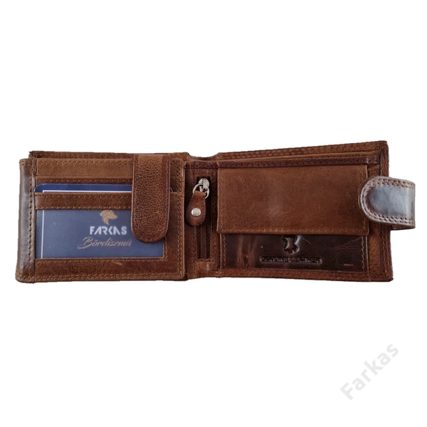 FARKAS RFID prémium bőrpénztárca 7003