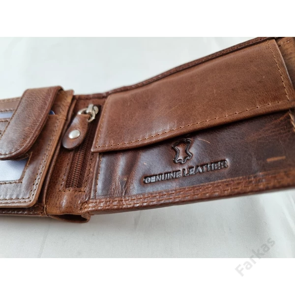 FARKAS RFID prémium bőrpénztárca 7003