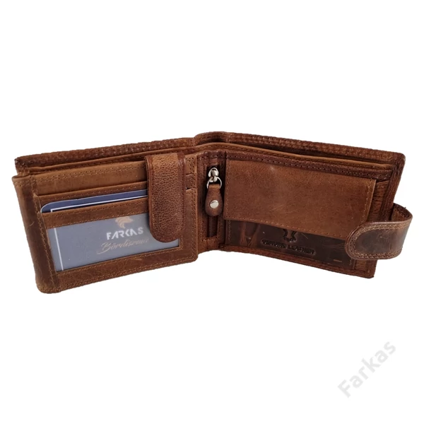 FARKAS RFID prémium bőrpénztárca 7003