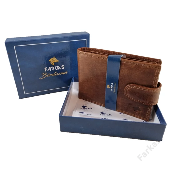 FARKAS RFID prémium bőrpénztárca 7004