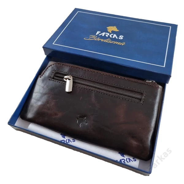 FARKAS prémium bőrkulcstartó 7005