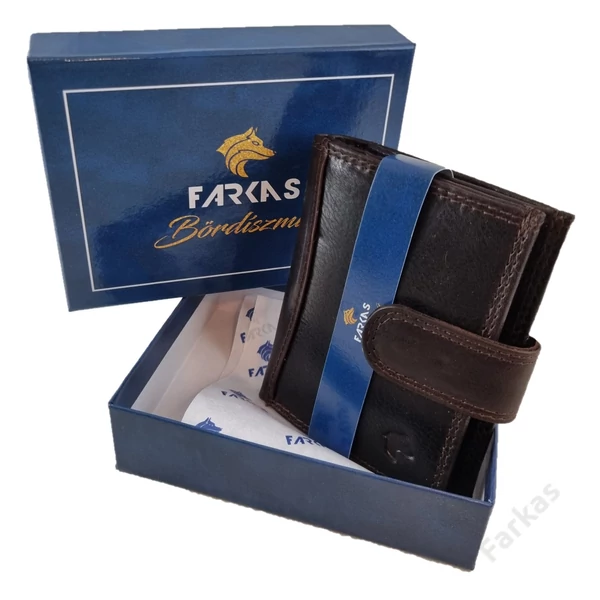 FARKAS RFID prémium bőrkártyatartó 7006