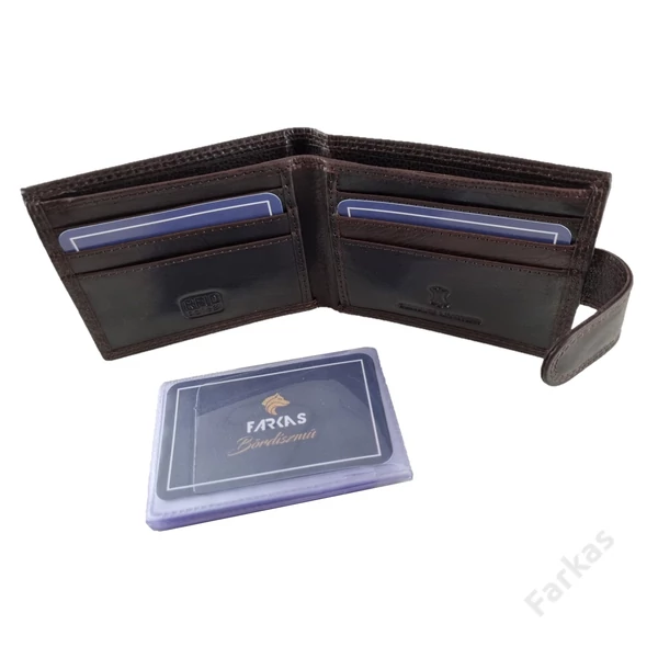 FARKAS RFID prémium bőrkártyatartó 7007