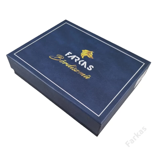 FARKAS bőrpénztárca (nagy fazon) RFID védelemmel 7281