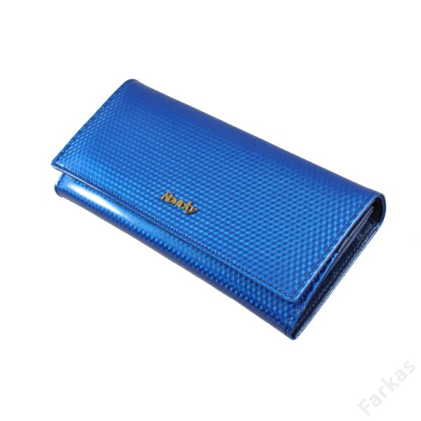 Rovicky kék lakkpénztárca 8805