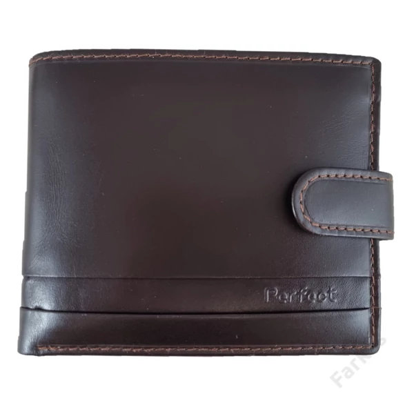 Perfect bőrpénztárca (nagy fazon) RFID védelemmel 7181