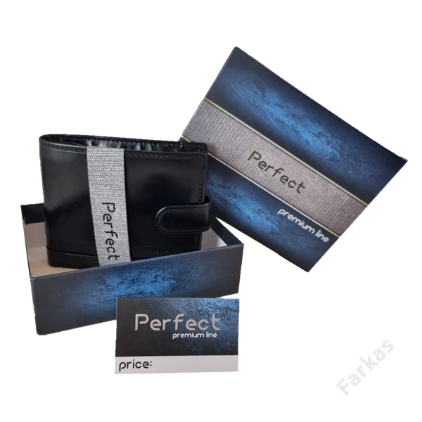 Perfect bőrpénztárca (nagy fazon) RFID védelemmel 7181