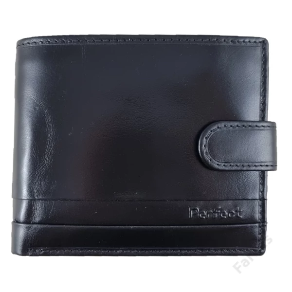Perfect bőrpénztárca (nagy fazon) RFID védelemmel 7181