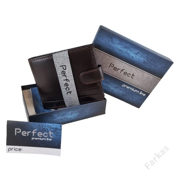 Perfect bőrpénztárca RFID védelemmel 7182