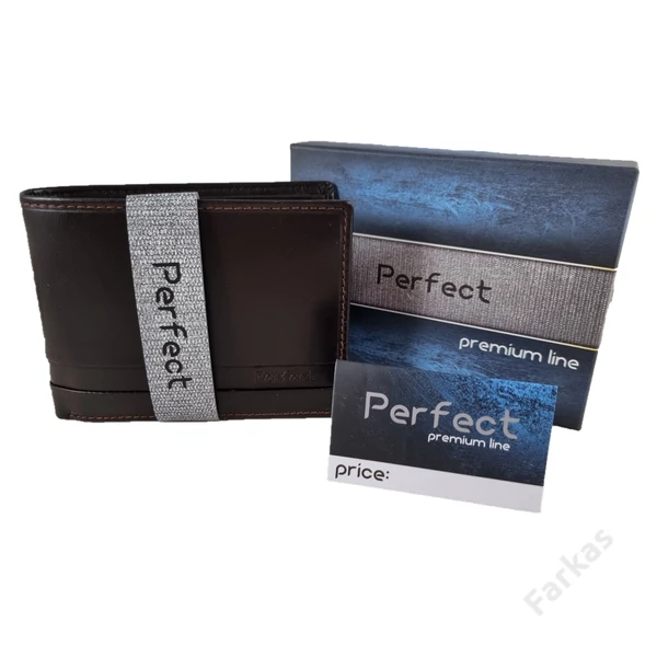 Perfect bőrpénztárca RFID védelemmel 7186