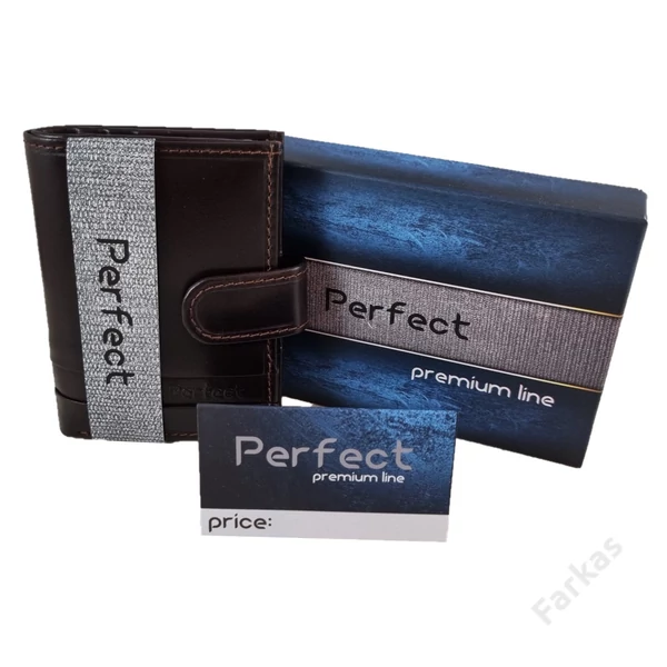 Perfect RFID prémium bőrkártyatartó 7187